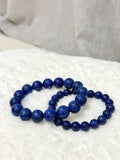 Ocean-Truth Stone (Sodalite Round Bead Bracelet)